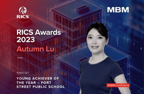RICS Awards 2023 – Finalist: Autumn Lu for Young Achiever of the Year – Fort Street Public School