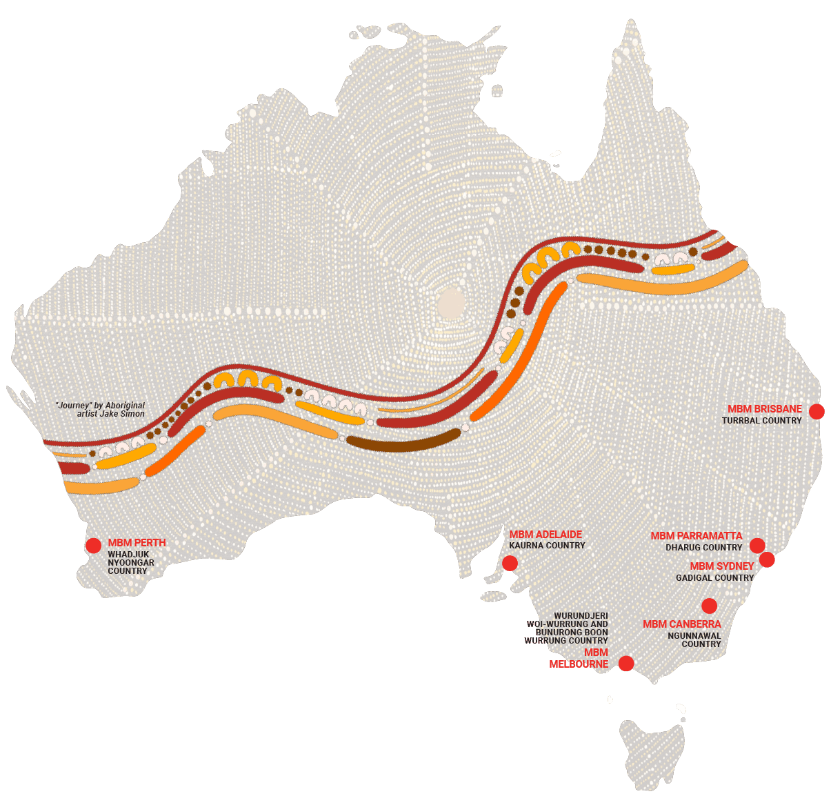 Map of Australia